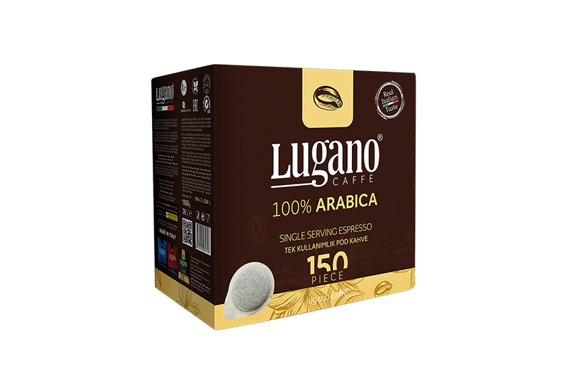 Lugano Arabica Espresso Pod 150'li Koli