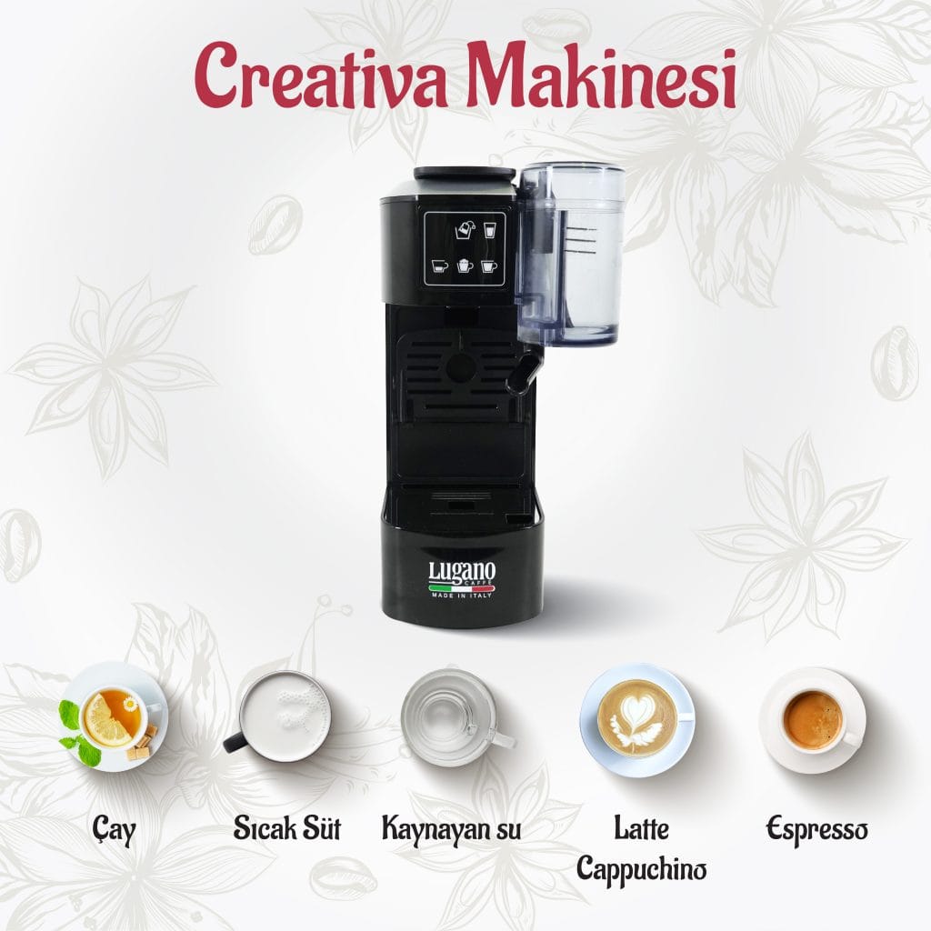 Lugano Creativa Kahve Makinesi Lugano Caffé