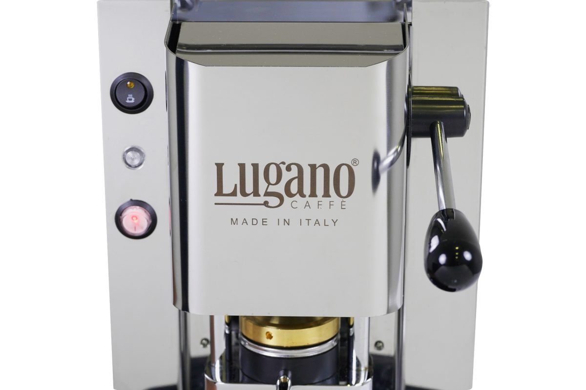 Lugano Slot Inox Espresso Makinesi ön